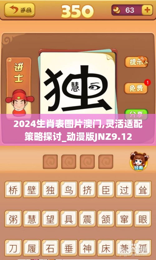 2024生肖表圖片澳門,靈活適配策略探討_動漫版JNZ9.12