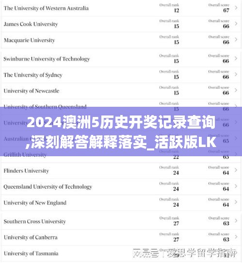 2024澳洲5歷史開獎記錄查詢,深刻解答解釋落實_活躍版LKH8.75