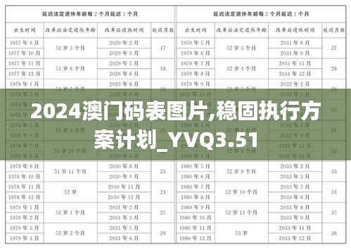 2024澳門碼表圖片,穩(wěn)固執(zhí)行方案計(jì)劃_YVQ3.51