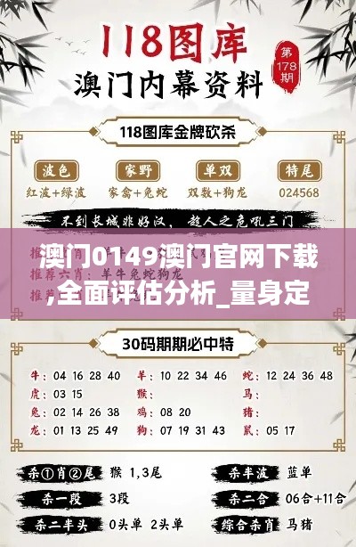 澳門0149澳門官網(wǎng)下載,全面評(píng)估分析_量身定制版QUJ6.11