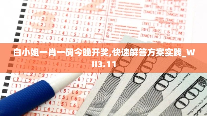 白小姐一肖一碼今晚開獎(jiǎng),快速解答方案實(shí)踐_WII3.11