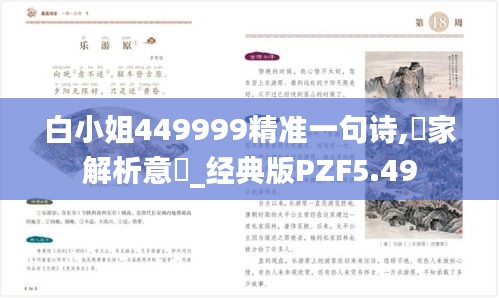 白小姐449999精準(zhǔn)一句詩,專家解析意見_經(jīng)典版PZF5.49