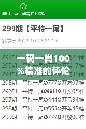 一碼一肖100%精準的評論,全面性解釋說明_藝術(shù)版GKN5.32