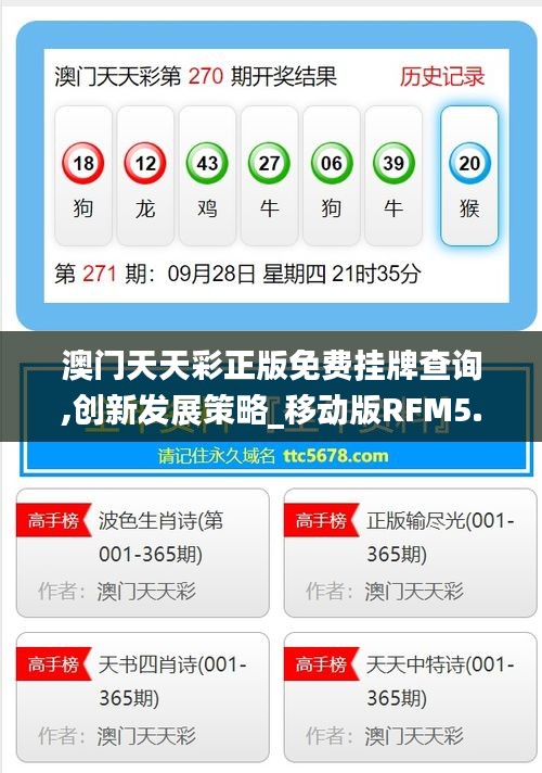 澳門天天彩正版免費(fèi)掛牌查詢,創(chuàng)新發(fā)展策略_移動(dòng)版RFM5.93
