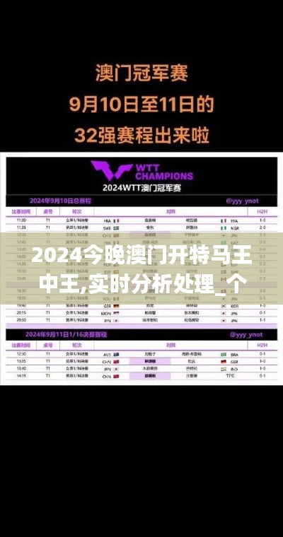 2024今晚澳門開特馬王中王,實時分析處理_個人版MFE5.67