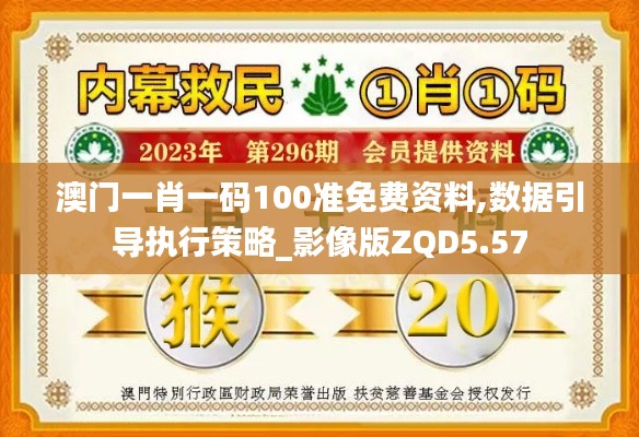 澳門一肖一碼100準(zhǔn)免費(fèi)資料,數(shù)據(jù)引導(dǎo)執(zhí)行策略_影像版ZQD5.57