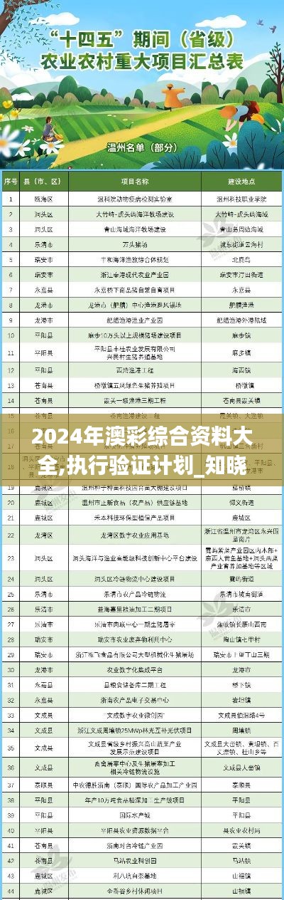 2024年澳彩綜合資料大全,執(zhí)行驗證計劃_知曉版HHJ5.68