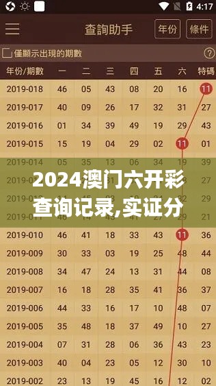 2024澳門(mén)六開(kāi)彩查詢(xún)記錄,實(shí)證分析細(xì)明數(shù)據(jù)_自助版GOL5.13