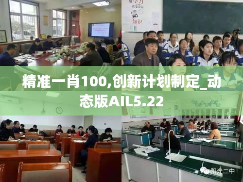精準一肖100,創(chuàng)新計劃制定_動態(tài)版AIL5.22