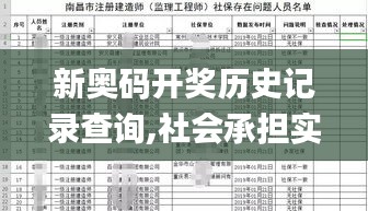 新奧碼開獎歷史記錄查詢,社會承擔(dān)實踐戰(zhàn)略_隨身版ZYS5.76