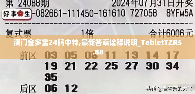 澳門金多寶24碼中特,最新答案詮釋說明_TabletTZR5.88