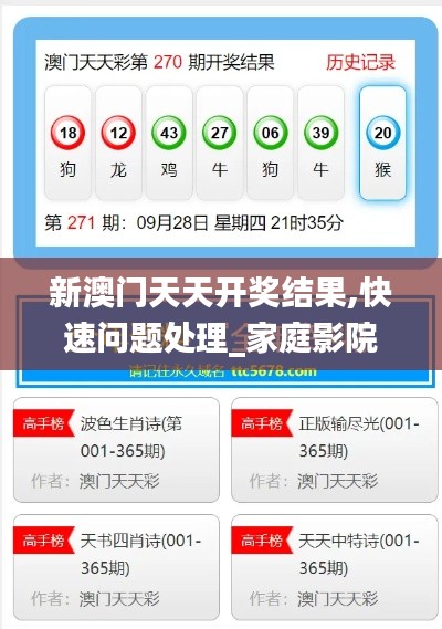 新澳門天天開獎結(jié)果,快速問題處理_家庭影院版TCK5.50