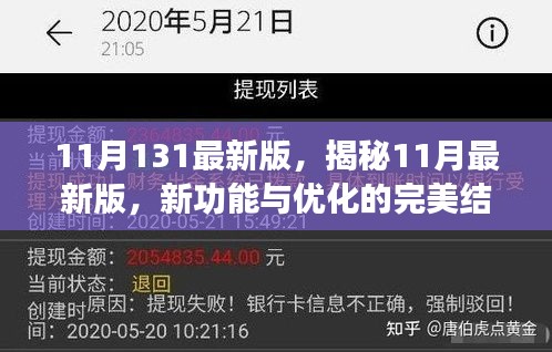 揭秘，11月最新版新功能與優(yōu)化的完美結(jié)合