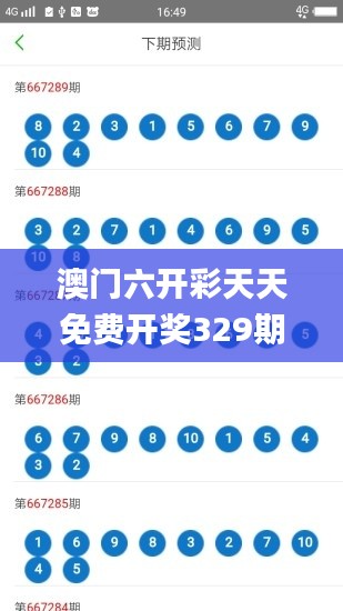 澳門(mén)六開(kāi)彩天天免費(fèi)開(kāi)獎(jiǎng)329期,最新答案詮釋說(shuō)明_明星版WGX11.35