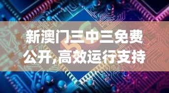 新澳門三中三免費公開,高效運行支持_極致版SFB13.13