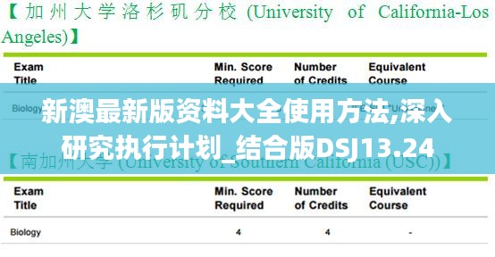 新澳最新版資料大全使用方法,深入研究執(zhí)行計(jì)劃_結(jié)合版DSJ13.24