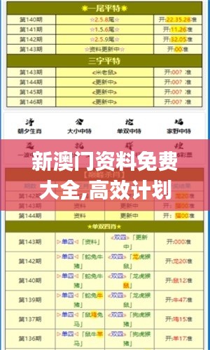 新澳門資料免費(fèi)大全,高效計(jì)劃實(shí)施_煉皮境RUF13.18
