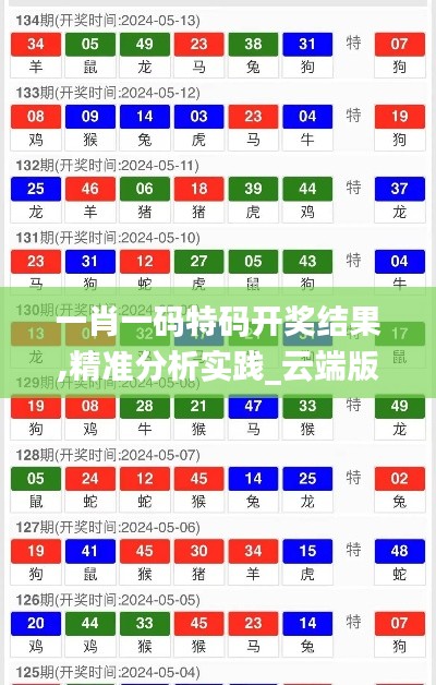一肖一碼特碼開獎結(jié)果,精準(zhǔn)分析實(shí)踐_云端版RDY13.51