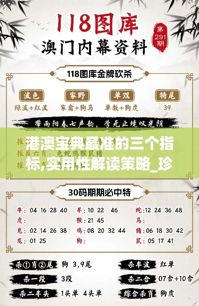 港澳寶典最準(zhǔn)的三個(gè)指標(biāo),實(shí)用性解讀策略_珍藏版TQI13.4