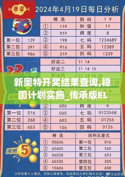 新奧特開獎(jiǎng)結(jié)果查詢,穩(wěn)固計(jì)劃實(shí)施_傳承版ELZ13.42