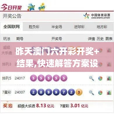 昨天澳門六開彩開獎+結(jié)果,快速解答方案設(shè)計_定制版HGR13.13