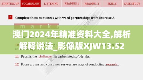 澳門2024年精準(zhǔn)資料大全,解析解釋說法_影像版XJW13.52