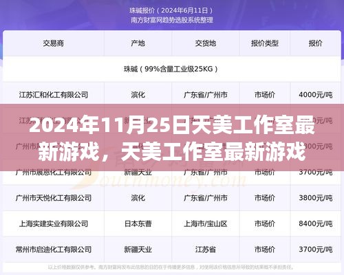 天美工作室最新游戲揭秘，2024年11月25日重磅之作發(fā)布