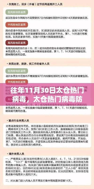 太倉熱門病毒防范指南，如何安全度過往年11月30日及日常防護(hù)須知