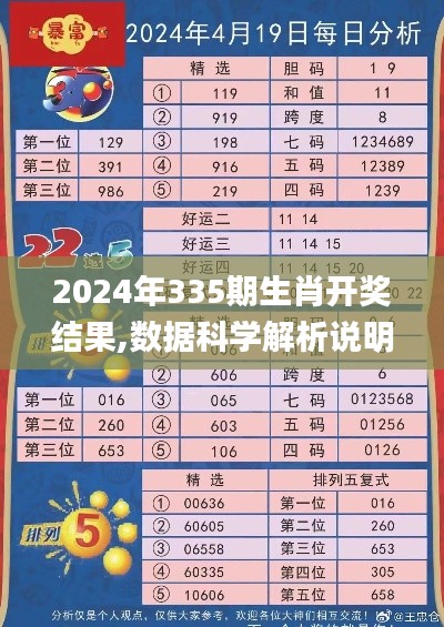 2024年335期生肖開(kāi)獎(jiǎng)結(jié)果,數(shù)據(jù)科學(xué)解析說(shuō)明_TYV66.851實(shí)用版