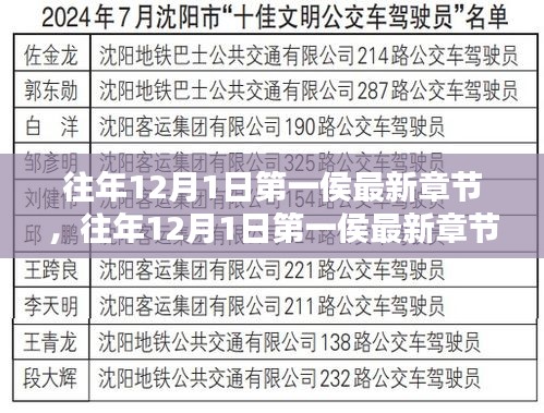 揭開神秘面紗下的精彩世界，往年12月1日第一侯最新章節(jié)速遞