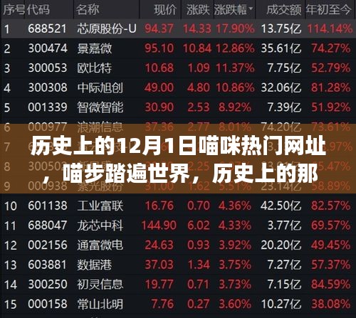 喵步啟程，歷史上的十二月一日自然之旅與喵咪熱門(mén)網(wǎng)址
