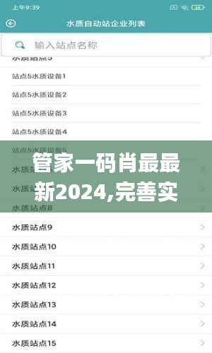 管家一碼肖最最新2024,完善實(shí)施計(jì)劃_NTB8.319環(huán)境版