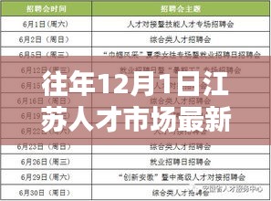 江蘇人才市場往年12月最新招聘信息深度解析與評測報告
