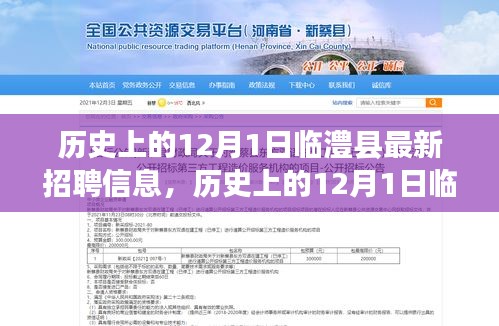 歷史上的12月1日臨澧縣招聘動(dòng)態(tài)，回顧過(guò)去，展望未來(lái)的人才招聘趨勢(shì)