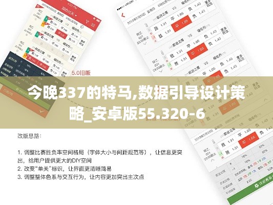 今晚337的特馬,數(shù)據(jù)引導設計策略_安卓版55.320-6