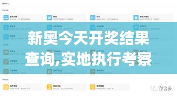新奧今天開獎(jiǎng)結(jié)果查詢,實(shí)地執(zhí)行考察方案_3K123.944-1