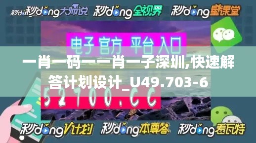 一肖一碼一一肖一子深圳,快速解答計(jì)劃設(shè)計(jì)_U49.703-6