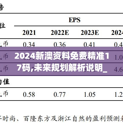 2024新澳資料免費精準17碼,未來規(guī)劃解析說明_超值版98.602-8
