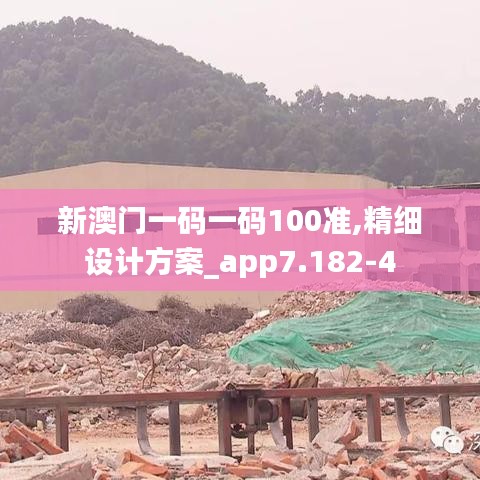 新澳門一碼一碼100準,精細設(shè)計方案_app7.182-4