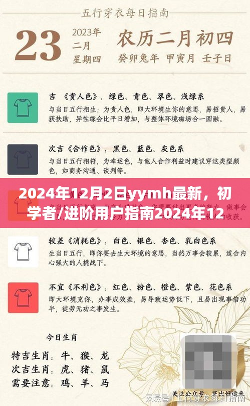 初學者與進階用戶指南，跟隨YYMH掌握最新技能與任務，2024年12月2日最新指南