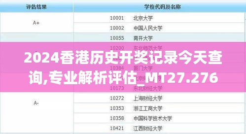 2024香港歷史開(kāi)獎(jiǎng)記錄今天查詢(xún),專(zhuān)業(yè)解析評(píng)估_MT27.276