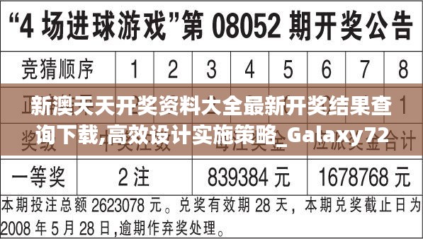新澳天天開獎資料大全最新開獎結(jié)果查詢下載,高效設(shè)計(jì)實(shí)施策略_Galaxy72.323