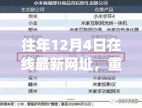 往年12月4日在線最新網(wǎng)址，重磅更新歷年12月4日科技新品揭秘，智能導航重塑在線體驗，引領(lǐng)未來生活革新