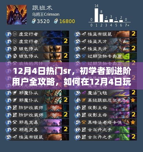12月4日SR任務(wù)攻略大全，從初學(xué)者到進(jìn)階用戶的全方位指南