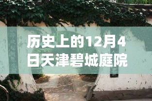 天津碧城庭院歷史探索，揭秘十二月四日最新消息全攻略