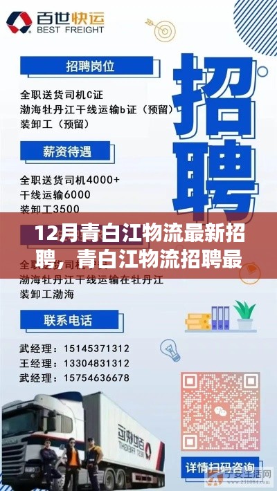 12月青白江物流招聘熱點(diǎn)，新職位速遞與物流行業(yè)新機(jī)遇就業(yè)直通車