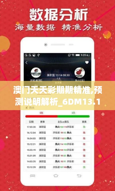 澳門(mén)天天彩期期精準(zhǔn),預(yù)測(cè)說(shuō)明解析_6DM13.120