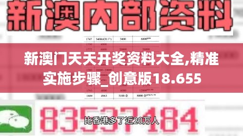 新澳門天天開獎資料大全,精準實施步驟_創(chuàng)意版18.655