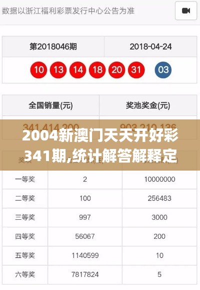 2004新澳門(mén)天天開(kāi)好彩341期,統(tǒng)計(jì)解答解釋定義_專(zhuān)家版2.947