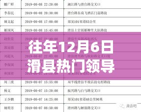 往年12月6日滑縣熱門領(lǐng)導(dǎo)班子名單詳解及深度評測介紹